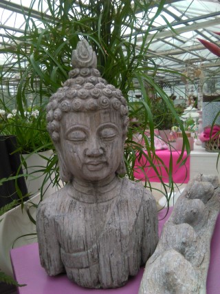 BlumenARTen - Buddha grau